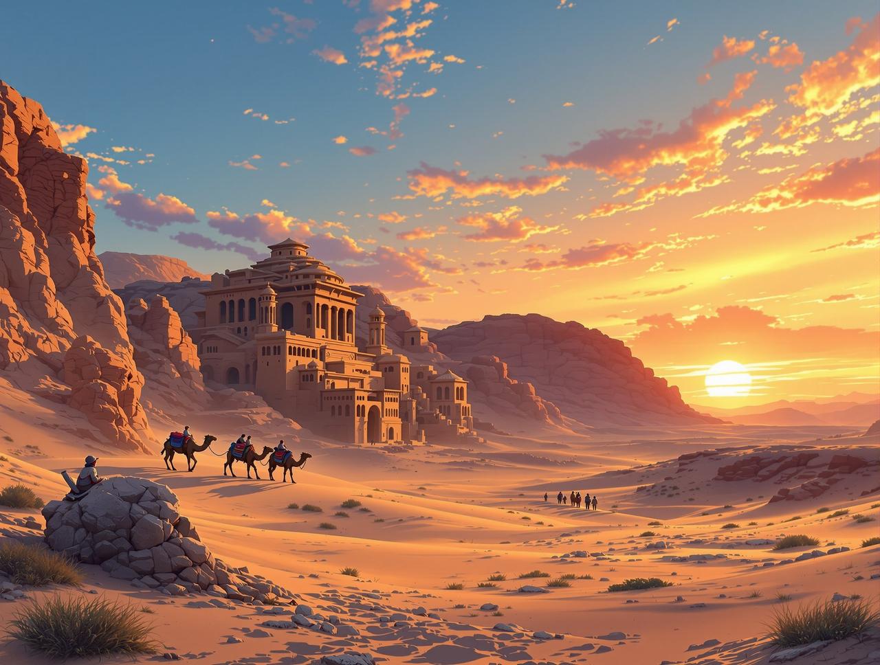 ai网站软件与敦煌城市文旅合作 - 《丝路花雨·敦煌篇》